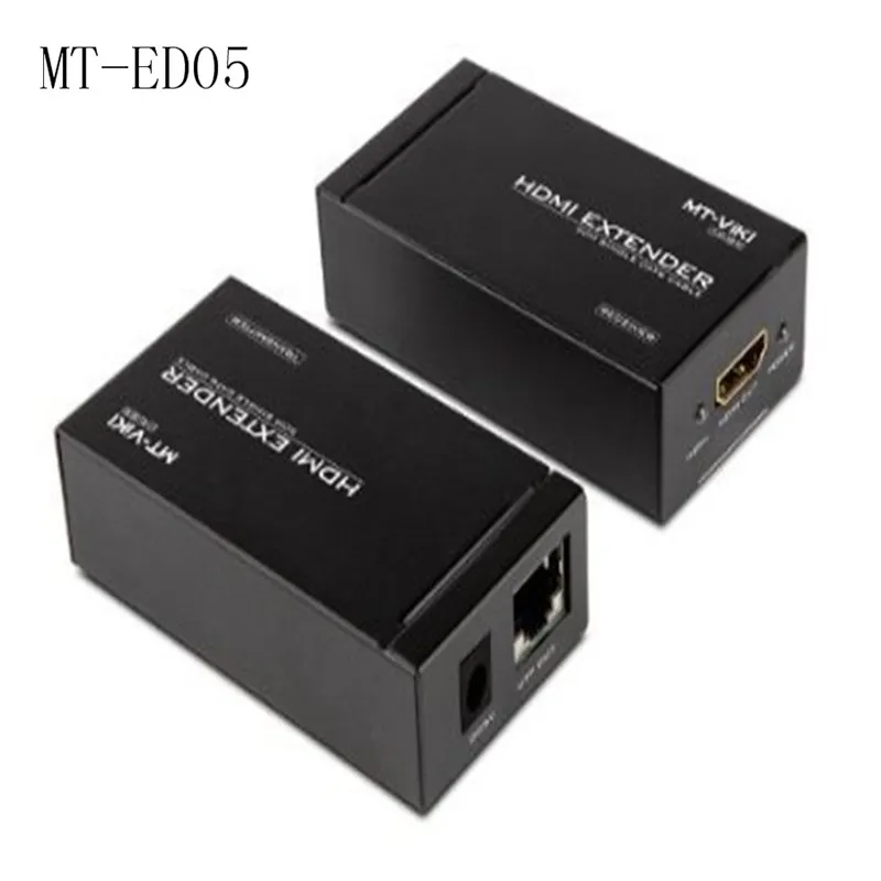 

Free shipping MT-VIKI 50m 150ft HDMI Extender over CAT RJ45 LAN Cable 1.4 Extension Repeater MT-ED05