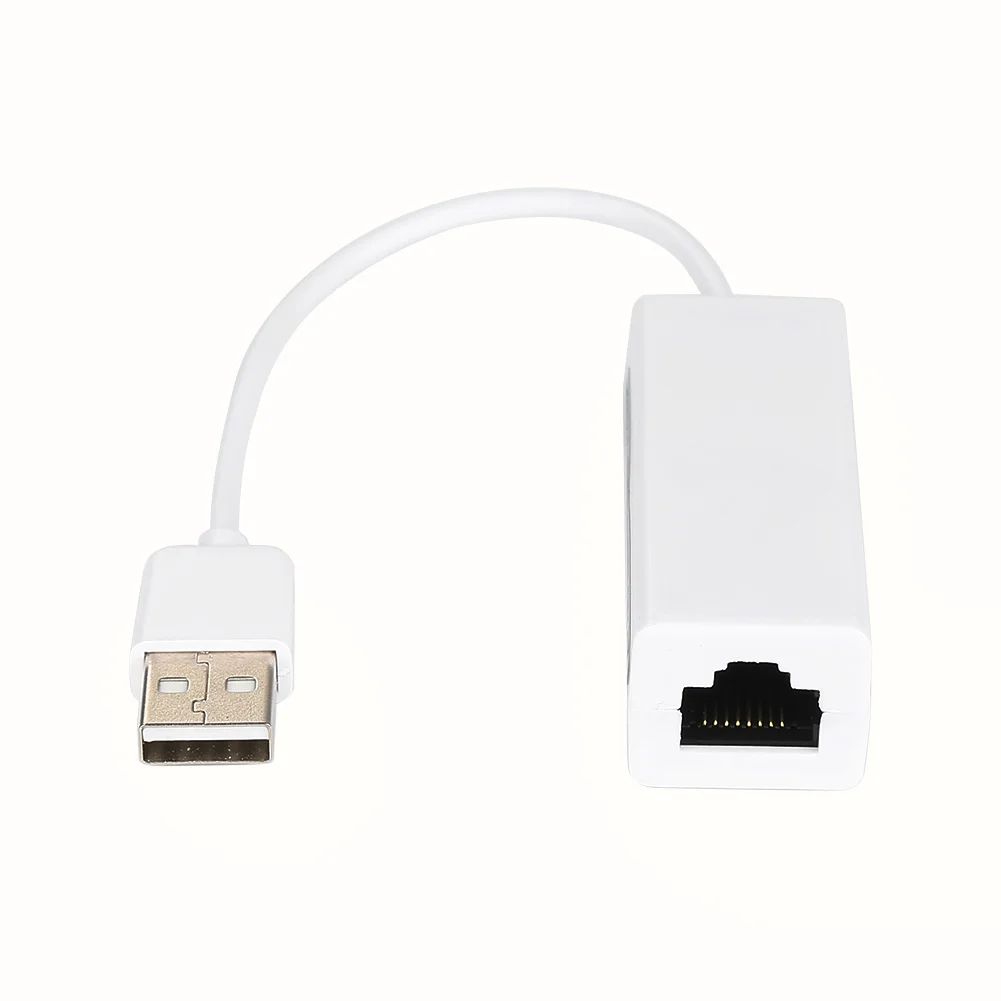 1 шт. USB Ethernet адаптер USB 2,0 Сетевая карта USB Интернет RJ45 Lan 10/100 Мбит/с на ПК и Mac OS Android планшеты Windows 7 8