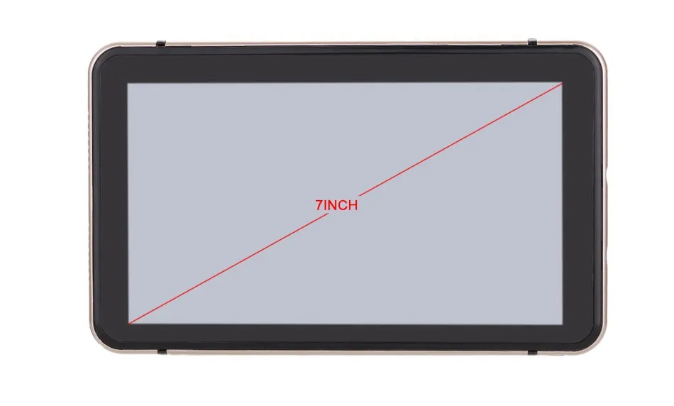 7 inch Touch Screen Car GPS Navigation 128MB RAM 4GB Portable Truck Navigator MP3 MP4 FM Video Play Vehicle GPS + Free Map -05