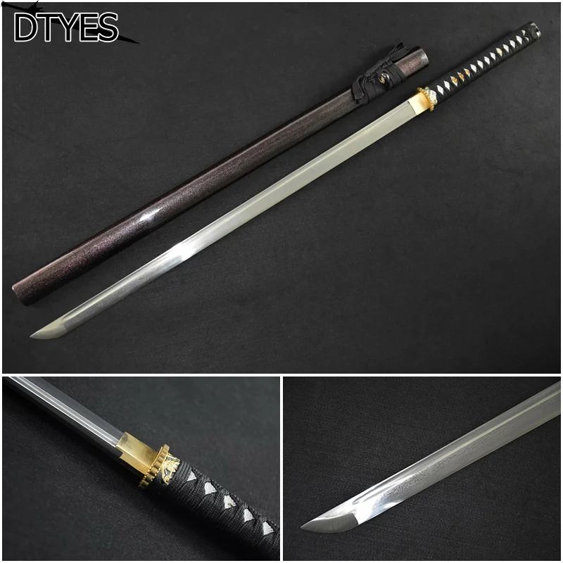 

Katana Samurai Japanese Sword Pattern Steel Full Handmade Japanese Katana Sword Samurai Sword Espada Samurai Decorativa