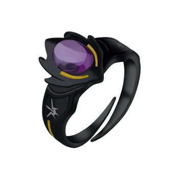 

CODE GEASS Lelouch Lamperouge Zero Helmet Mask 925 Sterling Silver Ring Cosplay Prop Daily Cosplay Adjustable Ring Gift Jewelry