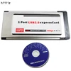 PCI Express to USB 3.0 Dual 2 Ports PCI-E Card Adapter for NEC Chipset 34MM Slot ExpressCard Converter 5 Gbps PCMCIA ExpressCard ► Photo 1/6