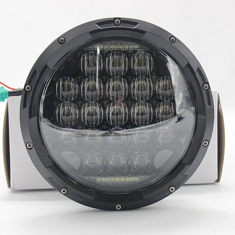 

1Pair 7inch 105W LED Headlight with white Light Hi/low beam 5D Lens for Jeep Wrangler 07-16 car