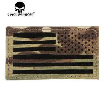

Tactical Embroidered Patch USA Flag Name Large US Flag Military Badges Combat Gear Multicam AOR1 Right Left side