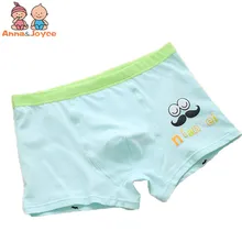 2 шт./партия трусы-боксеры для мальчиков детское нижнее белье хлопковые трусы в полоску для мальчиков aTNM0086