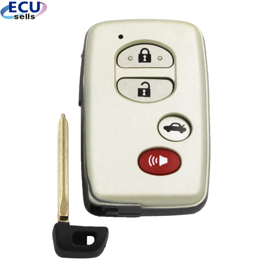 New Replacement 3+1 Buttons Remote Smart Key Shell Fob Car Key Housing
