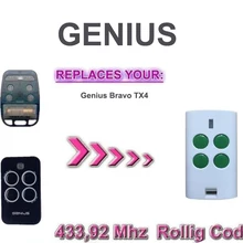 GENIUS TE4433H ECHOTX4 двери гаража дистанционного Управление передатчик копия