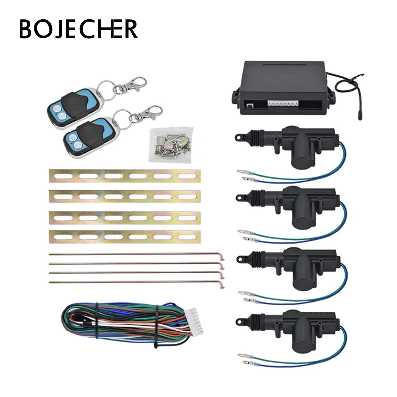 

Universal Lock Locking Keyless system Car Remote Central Alarm Security Kit 4 Door Bracket Entry System 360 Degree Rotation