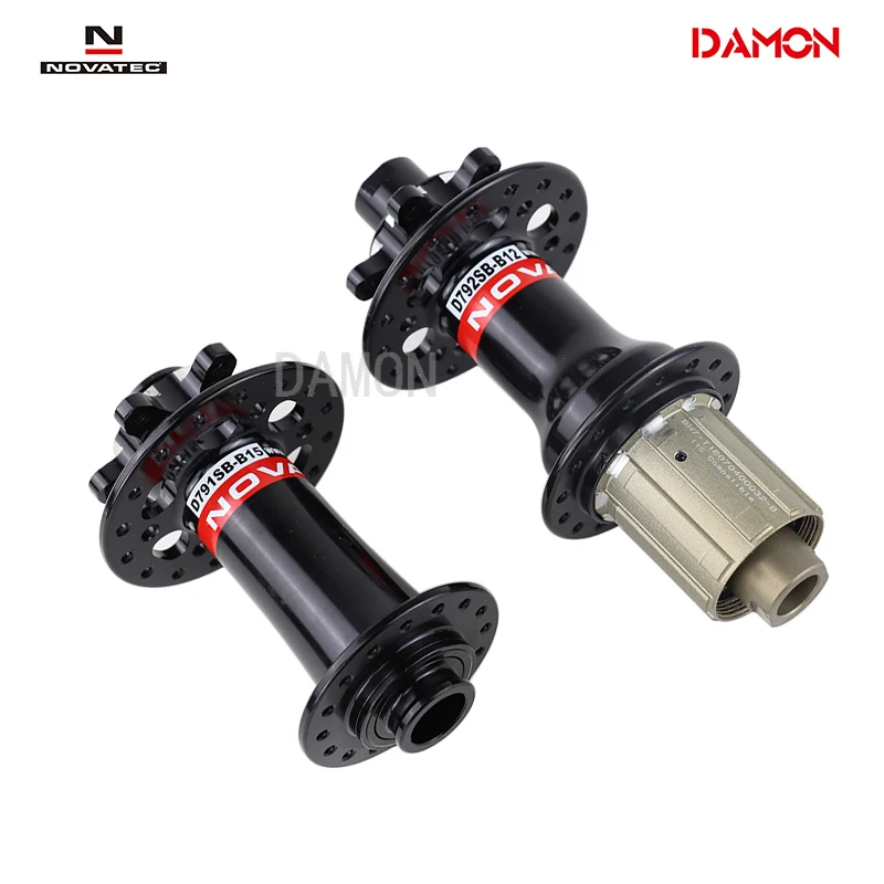 

Taiwan Novatec D791SB-B15 D792SB-B12 Mountain Bike Disc Bicycle Hub 32H Thru Axle Front 2 Bearing Rear 4 Bearing