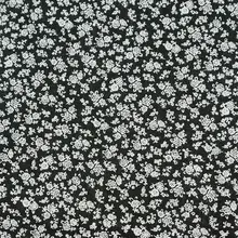 1 шт. Ткань Тильда черный хлопок ткань маленькие цветочные 150*50 см Ткань для лоскутного шитья для рукоделия одеяла, игрушки кошельки PB150