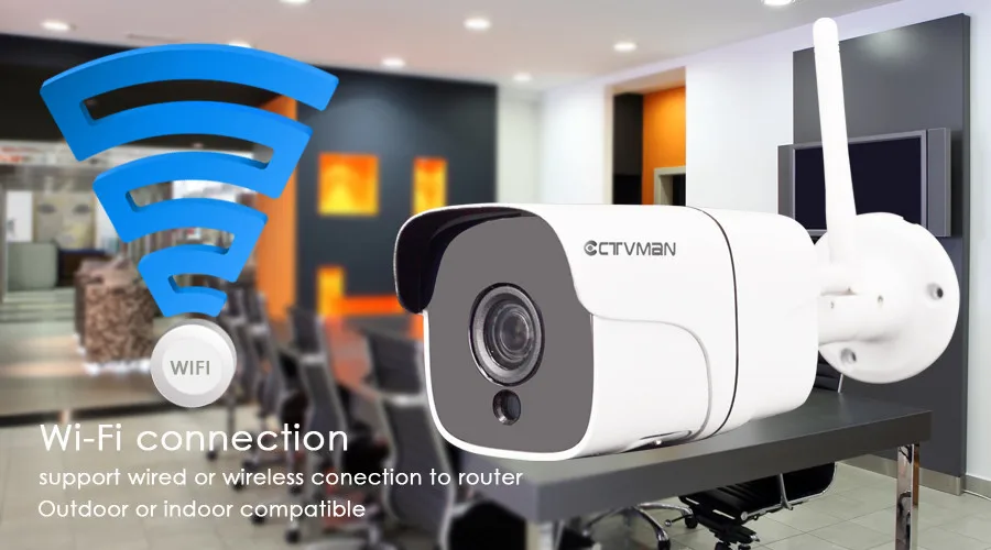 CTVMAN беспроводная видео геодезическая IP камера наружная Wifi 1080P 960P 5mp Камара IP Wi-Fi двухстороннее аудио CCTV пуля мини камера
