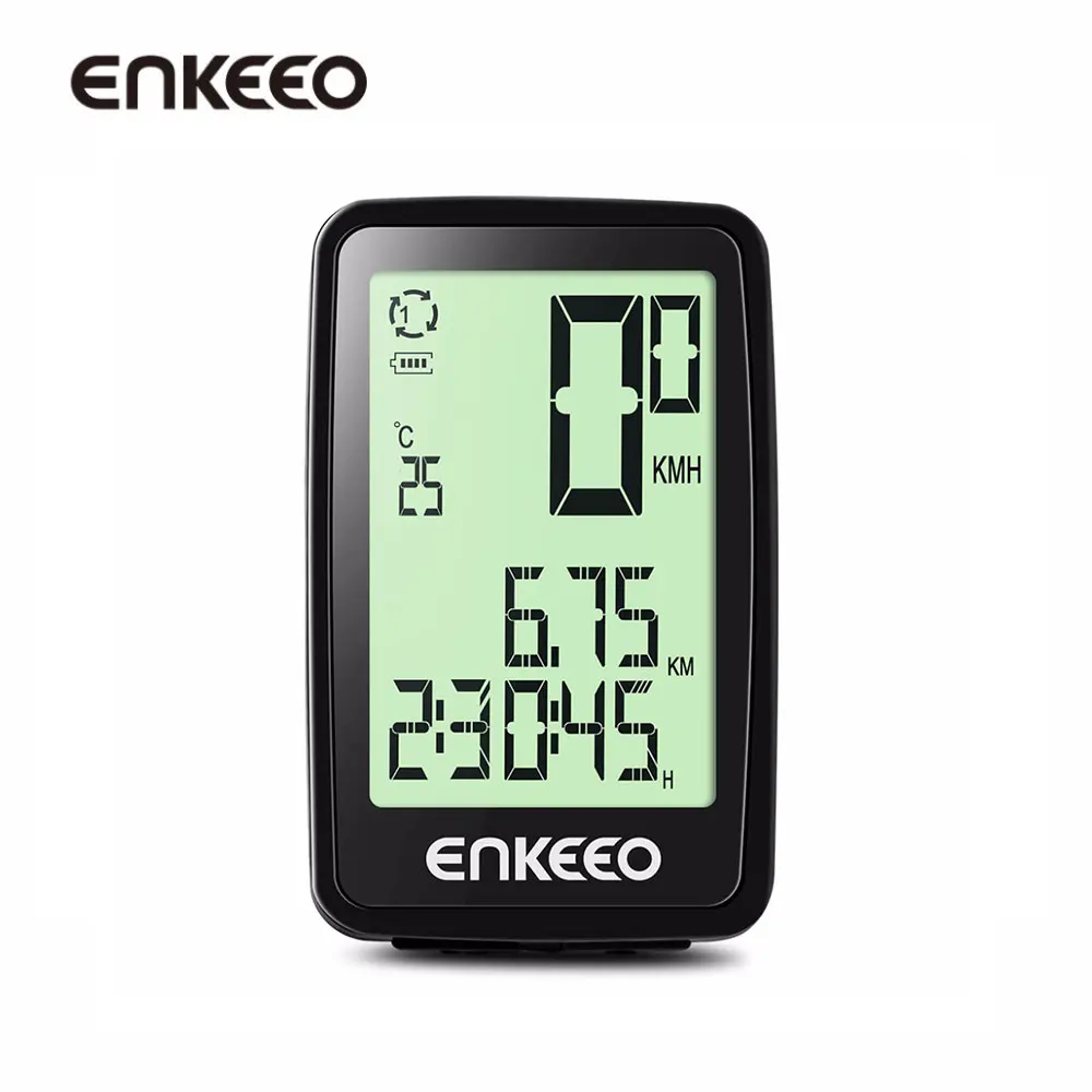 

Enkeeo Cycling Bicycle Speedometer Wired Bicycle Computer with USB Rechargeable Ciclocomputador Wired Stopwatch