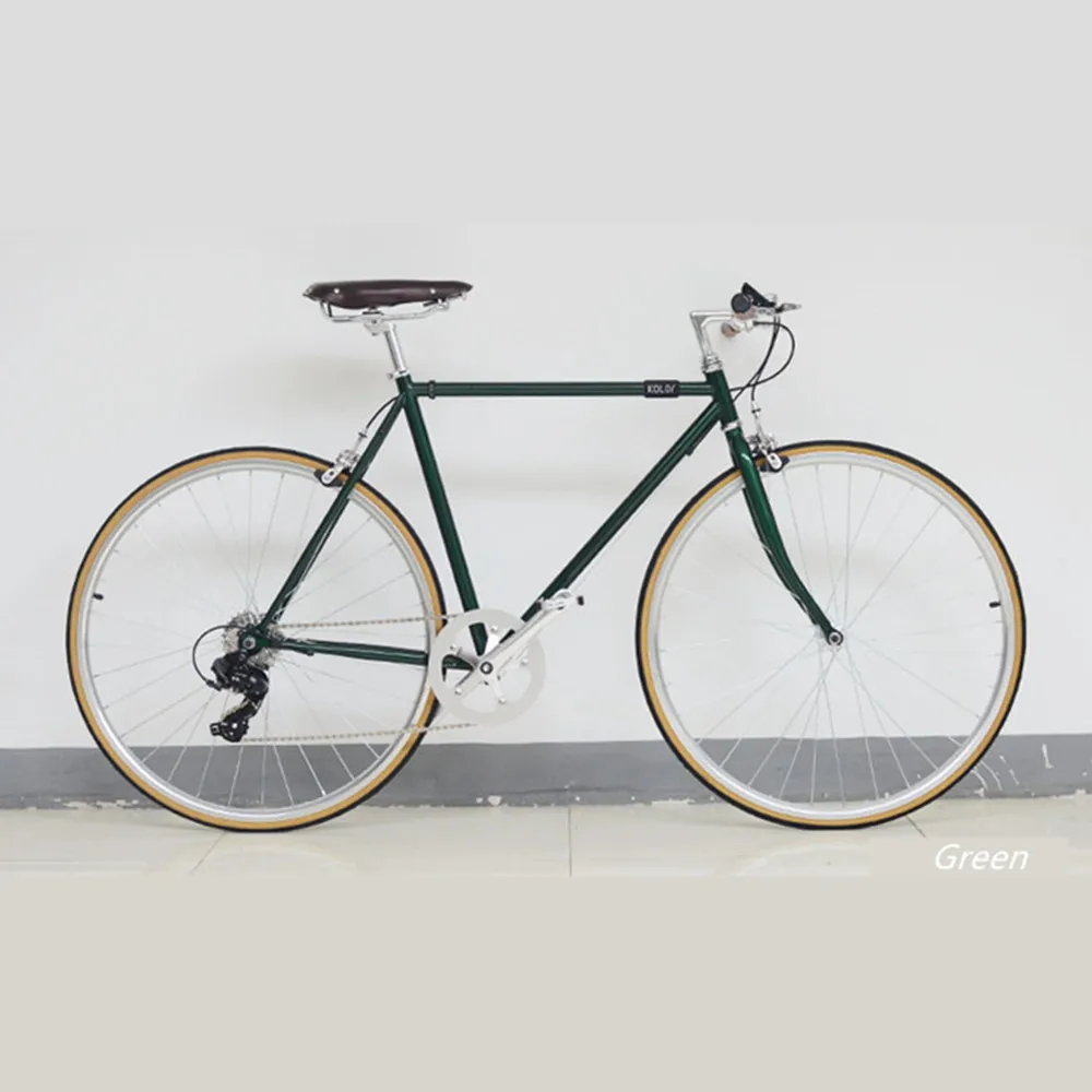 Ретро дорожный велосипед из алюминиевого сплава рама SHIMAN0 7 скоростей 700CC городской Спорт Bicicleta классический велосипед
