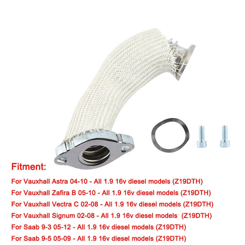 Локоть кулера Egr для Saab 9-3 9-5 и Vauxhall 1,9 16V Z19Dth Cdti двигателя