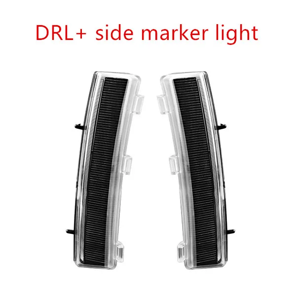 

Smoke lens White and Amber LED 2006-2009 2007 2008 350Z Z33 Daytime Running Lights LED With Side Marker Light Lamp for Nissan