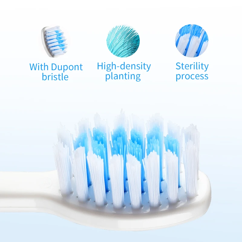 SEAGO Sonic Electric Toothbrush 360 Upgraded Kid Automatic Tooth Brush Waterproof With 3PC Replacement Brush Heads Battery SG915