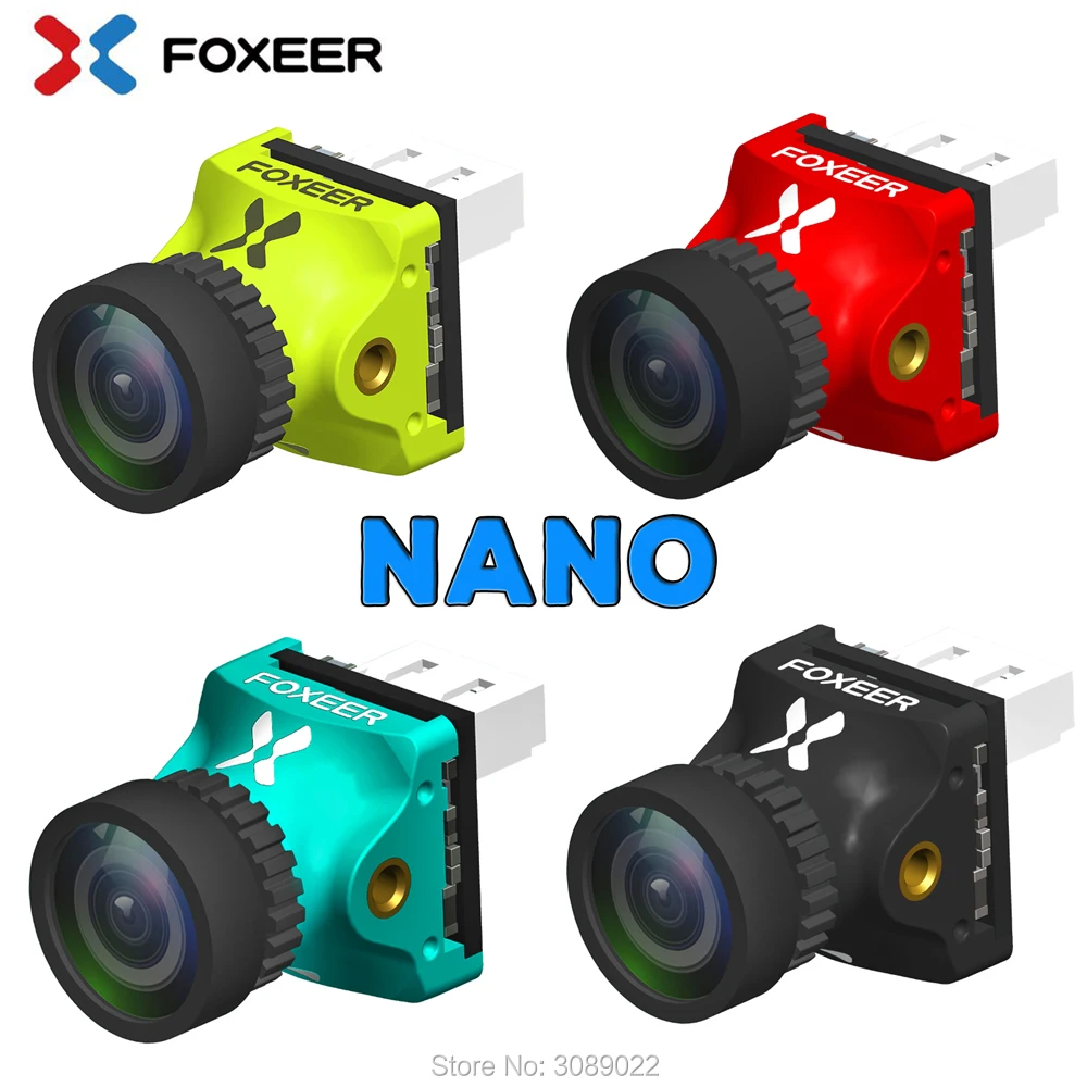 Foxeer Хищник V4 Nano FPV Камера Супер WDR, osd 4 мс и продолжительности полового акта переключение PAL/NTSC Для 2 дюймовый комнатный небольшой гоночный Дрон с видом от первого лица крошечный вуп