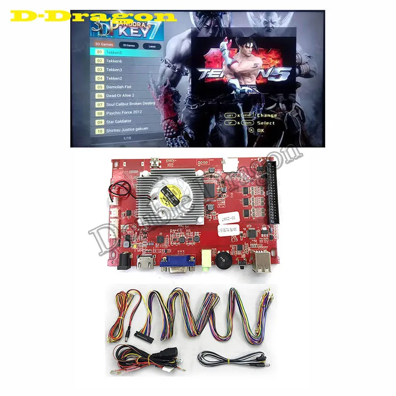#^Special Price Pandora 7 3D Games Arcade 2263 in 1 Motherboard with Arcade Harness VGA HDMI Output PCB Board Includes 10 of 3D Games #^Special Price Pandora 7 3D Games Arcade 2263 in 1 Motherboard with Arcade Harness VGA HDMI Output PCB Board Includes 10 of 3D Games