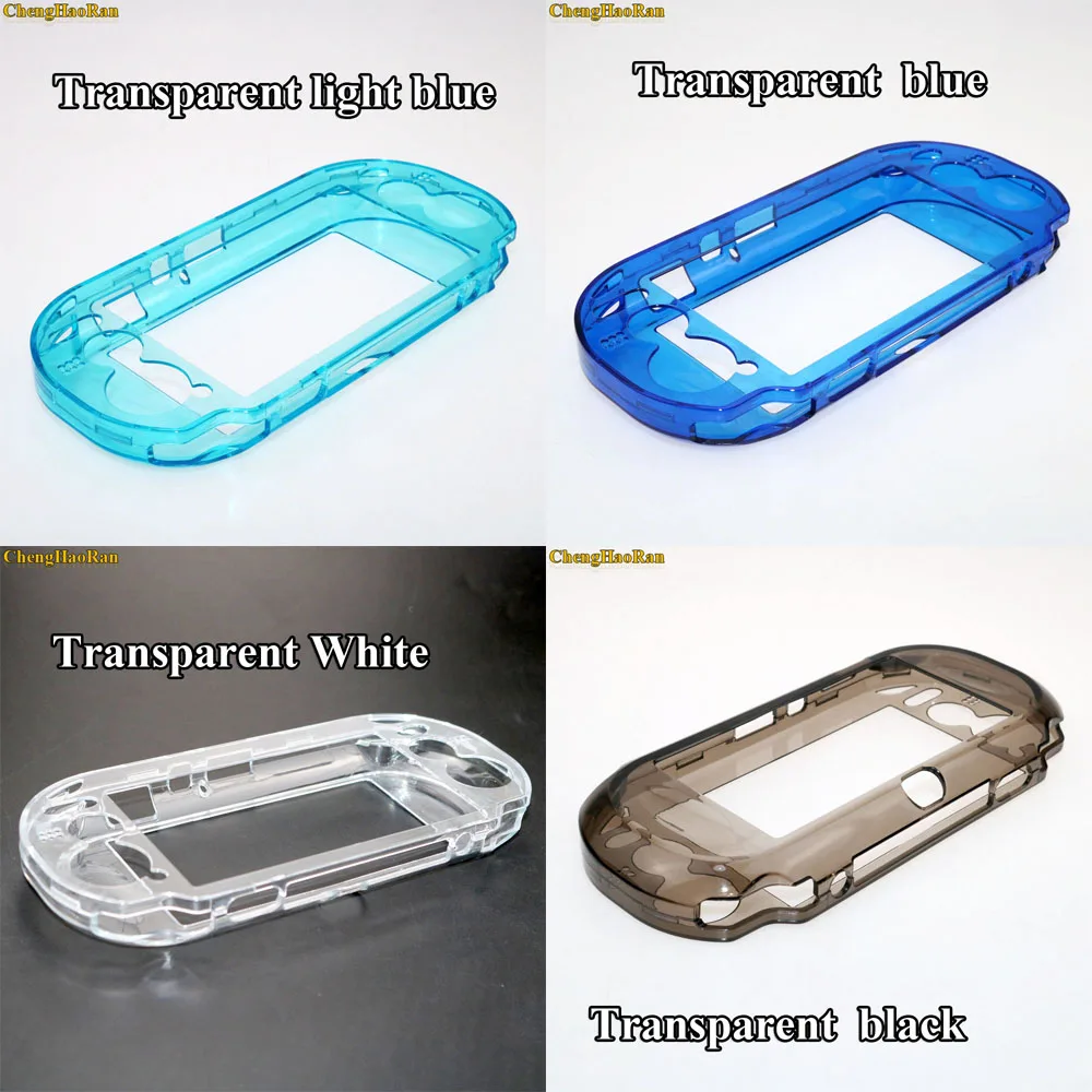 

30PCS 5 colors Transparent Hard case protective For Sony PS Vita PSV 1000 Crystal Clear Protect Hard Guard Shell Cover Skin Case