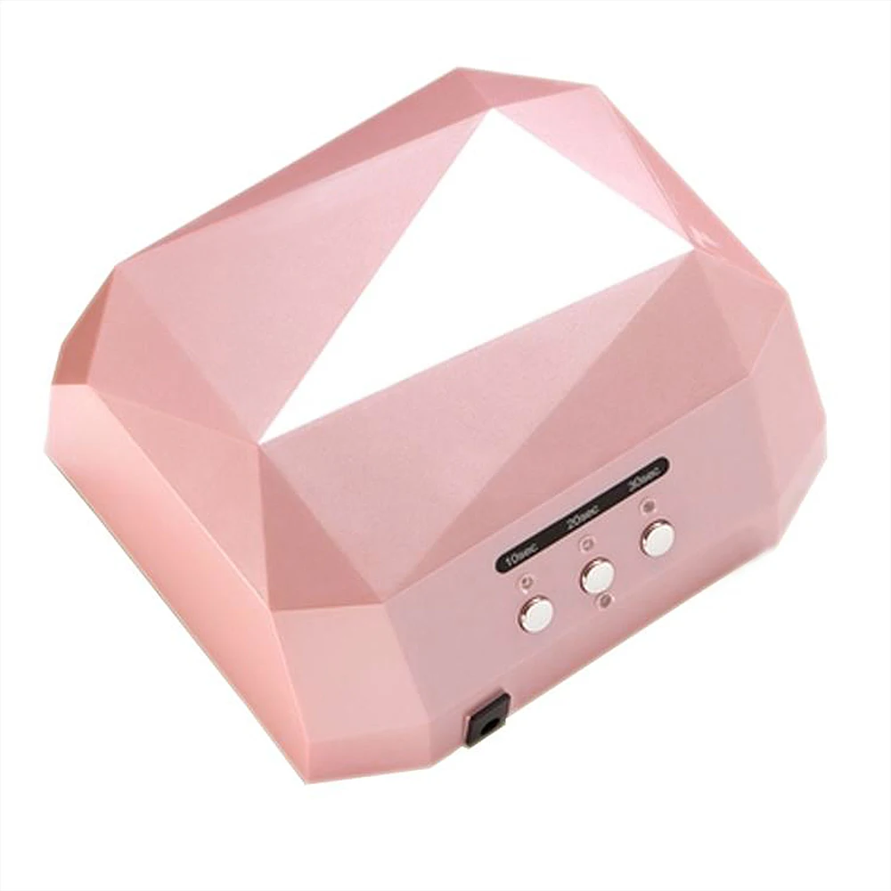 36 Вт двойной светильник CCFL УФ светодиодная лампа для сушки ногтей ромбовидная лампа для сушки ногтей гель для маникюра HWC