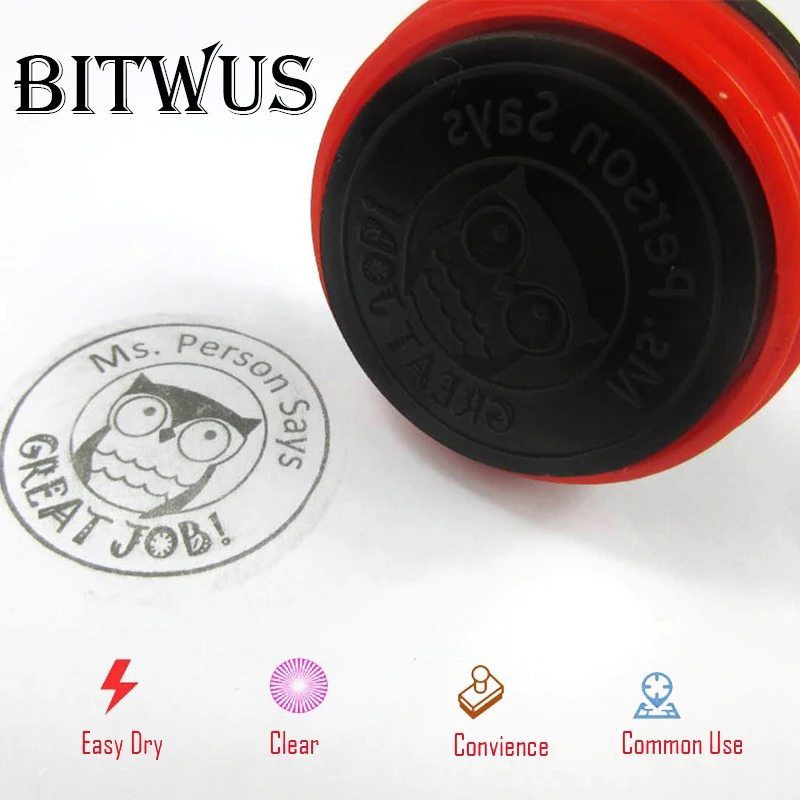 

Customized Photosensitive Diy pre ink customized self-inking stamp rubber round and oval for scrapbooking