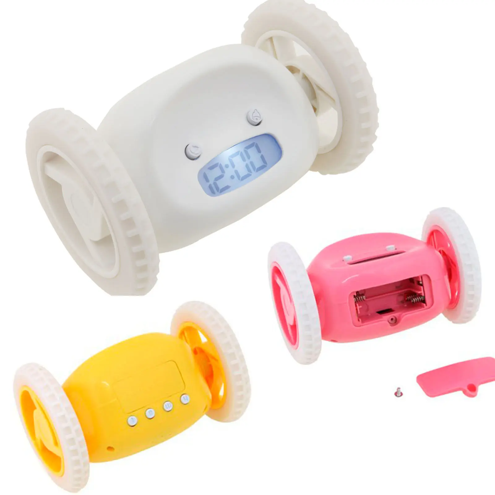 Creative Magical Wheels Run Away Cool Clocky Running Moving