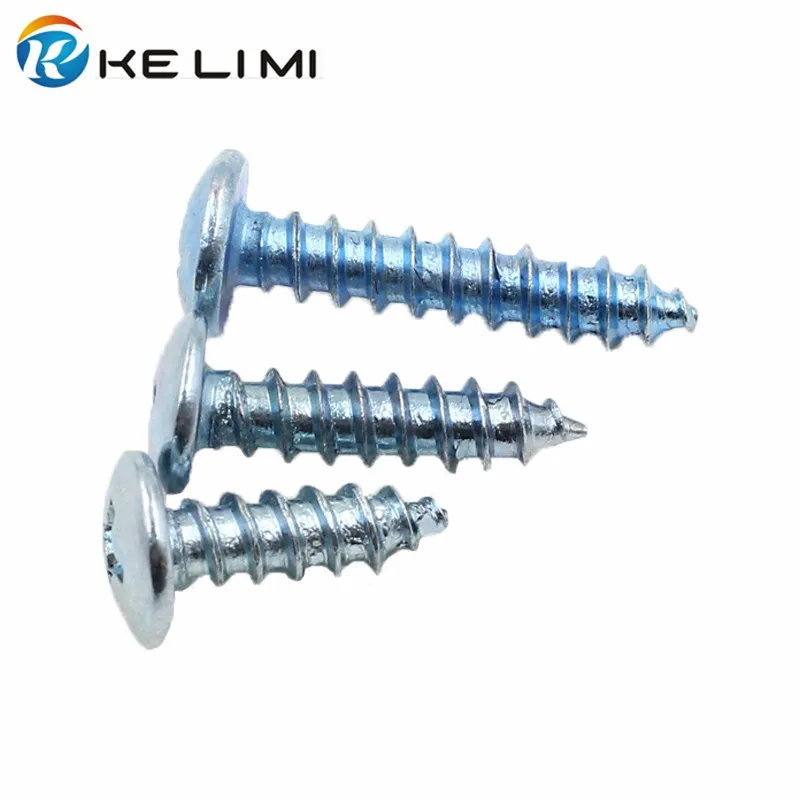 

Kelimi 30 pieces Metric Thread cross screw Pan Head Cap self tapping Screw Bolts Retainer Rivet Metal Fastener