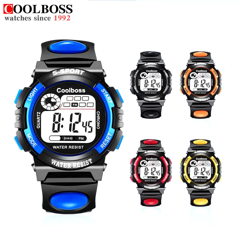 Водонепроницаемые мужские спортивные часы Relogio Masculino популярные мужские силиконовые спортивные часы Reloj s противоударные электронные наручные часы
