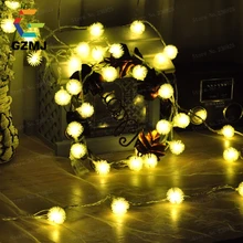 Открытый дом 100 светодиодный 10 М Строка Фея огни свадьба сад вечерние елка рождественский праздник света событие отель украшения лампа