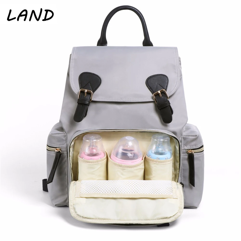

LAND Diaper Bag Backpack Fashion Mummy Maternity Bags for Mother Large Waterproof Baby Care Nappy Changing Bag Big for Stroller