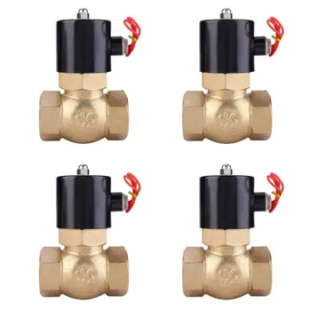 

1.5Mpa G1-1/2" Brass Two-way Normally Closed Solenoid Valve For Air Water Steam Electric Valve