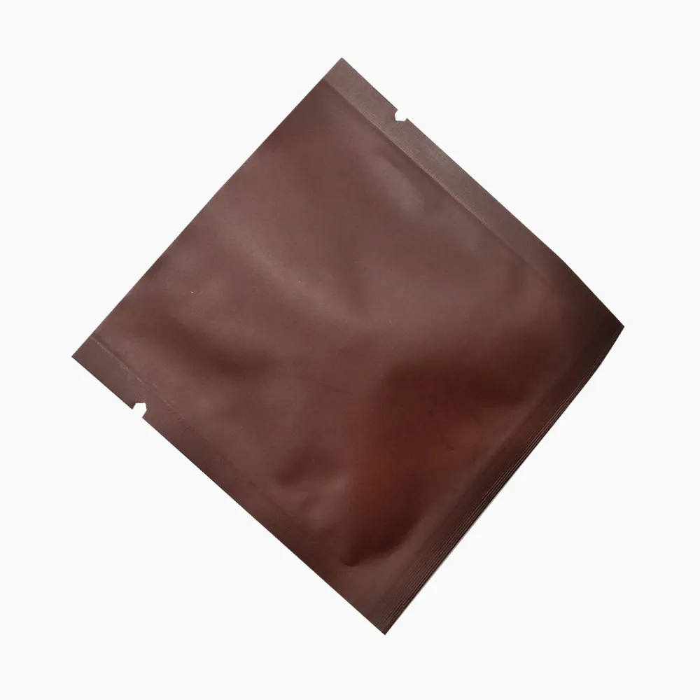 开口纯铝袋 咖啡色 B