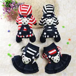 Dog Clothes for Dogs Warm Dot Puppy Dress Fashion Cat Strap Denim Skirt Pet Dog Clothes Apparels Dog Clothes for Dogs Warm Dot Puppy Dress Fashion Cat Strap Denim Skirt Pet Dog Clothes Apparels