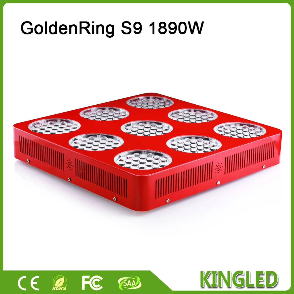 

GoldenRing S9 1890W Double Chips LED Grow Light Full Spectrum Fast For vegetable Plants Growing and Flowering LED Light