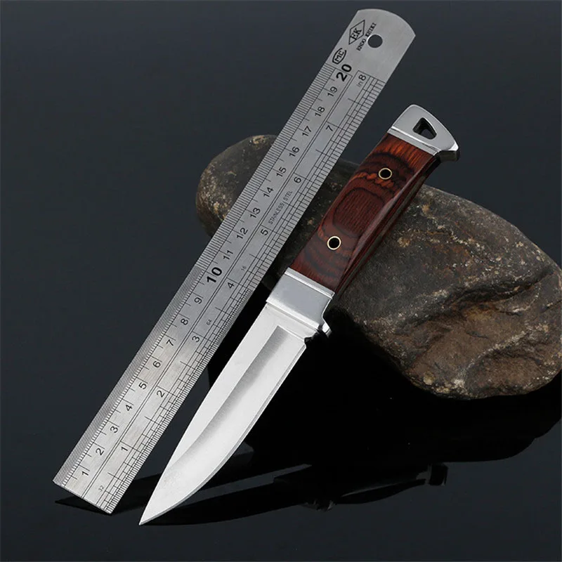 Survival Hunting Knife Stainless Steel Counter Strike Tactical Knives edc Tools Fixed Blade Real Knifes Couteau Chasse Cutters stainless steel fixed blade knife fruit knife outdoor survival knife pocket tools edc knives nylon sheath