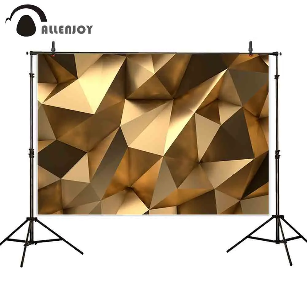

Allenjoy backgrounds photographic luxury gold abstract 3d glamour shape metal elegance polygonal backdrop for artistic cloths