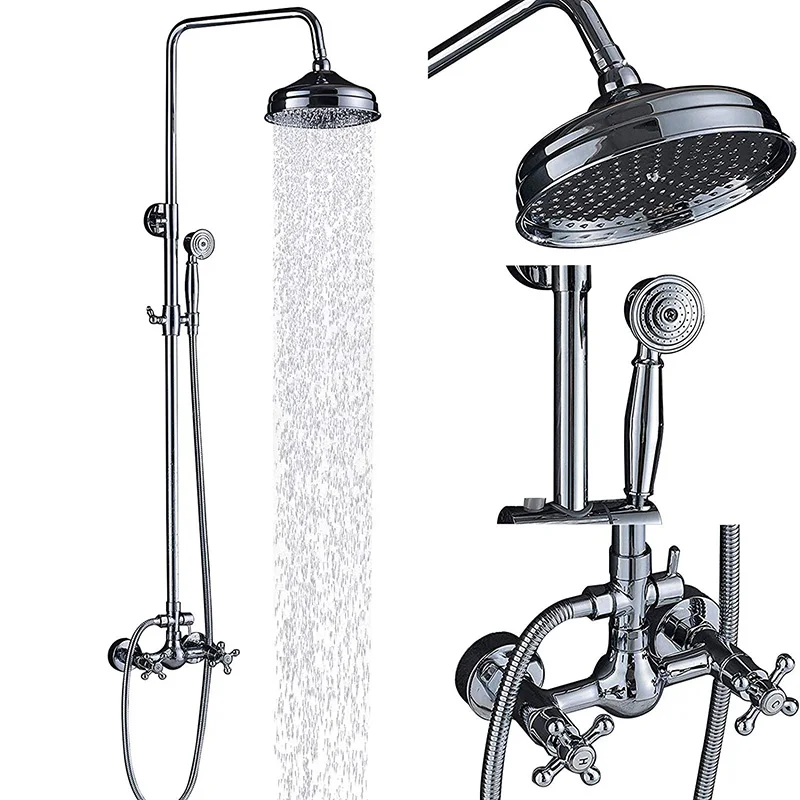 Chrome Shower Set A