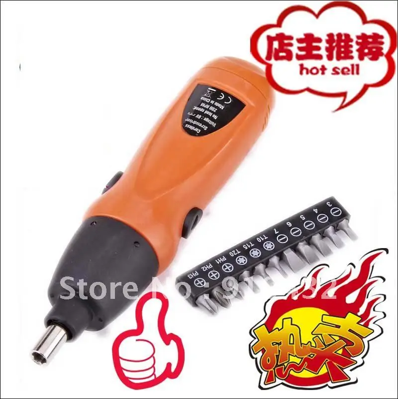 6V Palm Grip Screwdriver Battery Operated Cordless electric drill