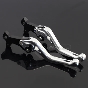 

For GILERA/PIAGGIO X-EVO 400 X8 X9 125/200/250/500 Silver Motorcycle Aluminum Adjustable Short Left Right Brake Levers