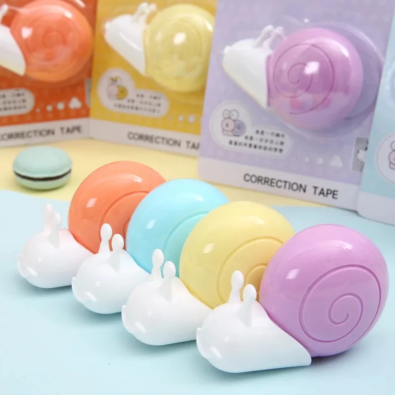 

6pcs/lot M&G stationery Students' creative the little snail 6 m correction tape free shipping