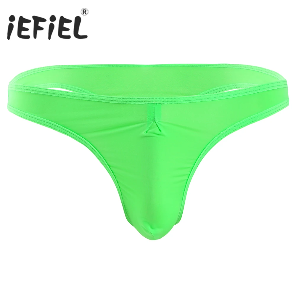 

iEFiEL Men's Lingerie Sexy Gay Panties Ruched Bikini Briefs Jockstraps Underwear Underpants with Bulge Pouch
