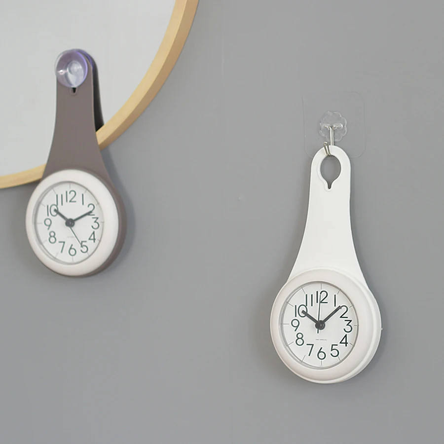 Decorative Bathroom Clocks Wall Home Decor Self Adhesive Wall Clock Vinyl Gift Ideas Nordic Design Wanduhr Fashion Designer K565