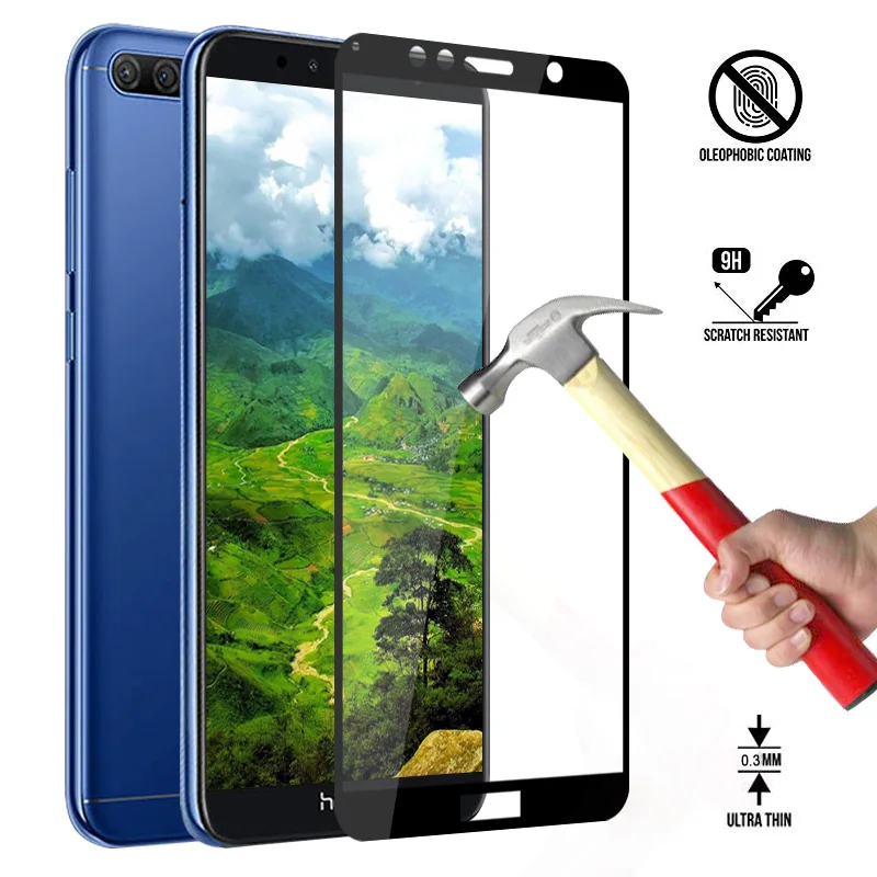 Для Huawei Y6 2018 5 7 &quotдля полная защитная пленка на переднюю панель защита от царапин