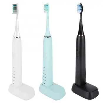 

3 Colors Waterproof Electric Toothbrush Mini USB Rechargeable Upgraded Sonic Electrric Toothbrush Smart Ultrasonic Toothbrush