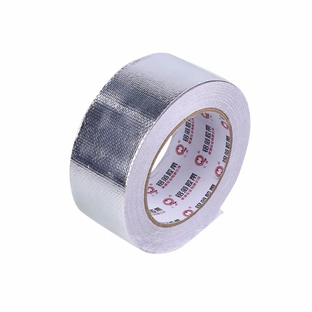 Exhaust Pipe Aluminum Foil High Temperature Wrap Tape Reflective Heat ... - Car ADhesive Aluminum Foil Heat ShielD Tape ADhesive Temporary Exhaust Pipe Repair Duct Tape Reflective Moisture