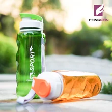 Fangcan 720 ml bicicleta de la bici a prueba de fugas sello de la botella de agua botella de agua azul/green/orange/gris deportes de plástico botella de agua