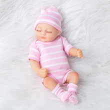 Bebes Reborn Doll 26cm New Handmade Silicone Reborn Baby Adorable Lifelike Toddler Bonecas Girl Kid Menina De Silicone Lol Doll Bebes Reborn Doll 26cm New Handmade Silicone Reborn Baby Adorable Lifelike Toddler Bonecas Girl Kid Menina De Silicone Lol Doll