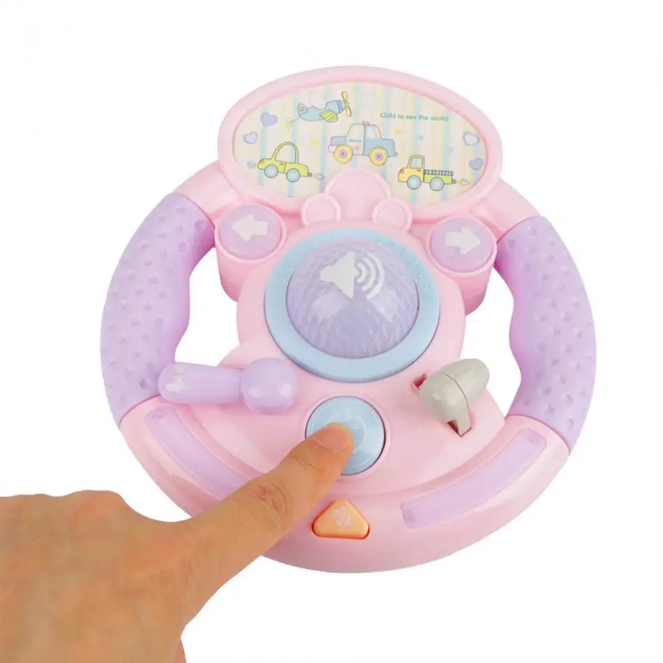 Новый рулевой в форме колеса музыкальные электрические игрушки для детей развивают музыку прослушивание способность Развивающие игрушки