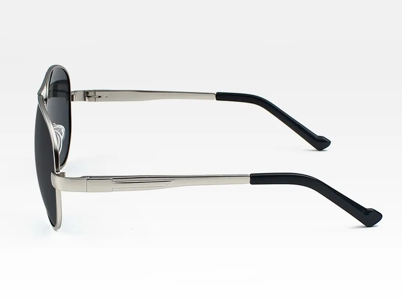 Kateluo Для мужчин солнцезащитные очки Классические солнцезащитные очки Нержавеющая сталь с поляризованными линзами солнцезащитные очки Аксессуары для Для мужчин 1129