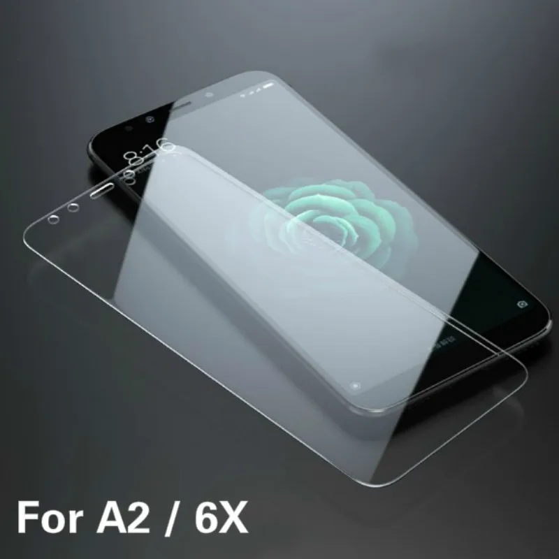 

For Xiaomi Mi A2 MiA2 Tempered Glass for Xiaomi 8 Mi 6 Mi6X 5X redmi 4X Protective Screen Protector 2.5D 9H Front Tempered Glass